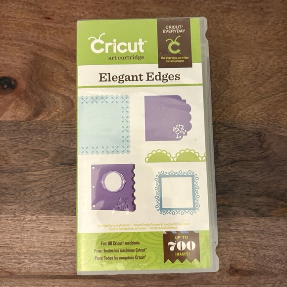 Cricut Art Cartridge Elegant Edges Up to 700 Images Borders Complete In Box - Picture 6 of 6